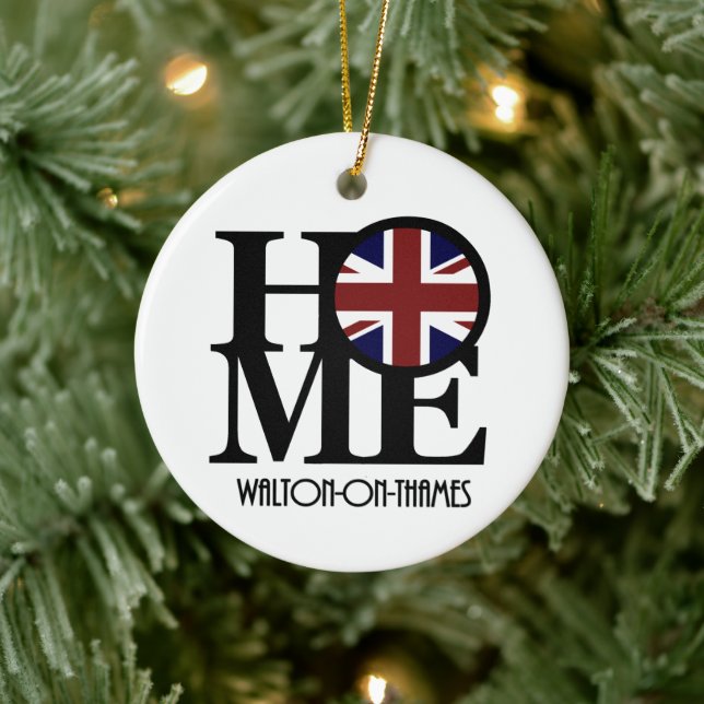 HOME Walton-On-Thames Ceramic Ornament (Tree)
