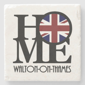 HOME Walton-On-Thames Stone Coaster
