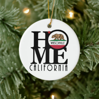 HOME Watsonville Ceramic Ornament