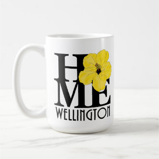 HOME Wellington Florida Yellow Hibscus 15oz Coffee Mug