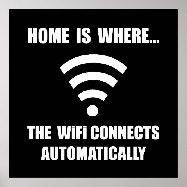 Home WiFi Poster (Front)