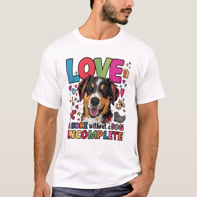Home Without Dog Incomplete T-Shirt (Front)