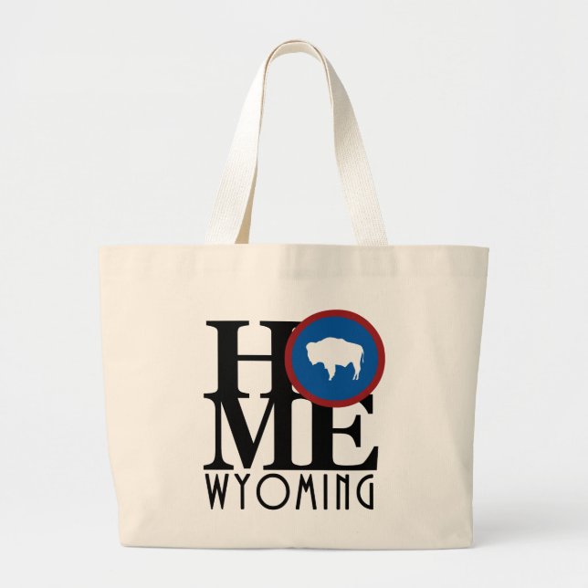 HOME Wyoming Large Tote Bag (Front)