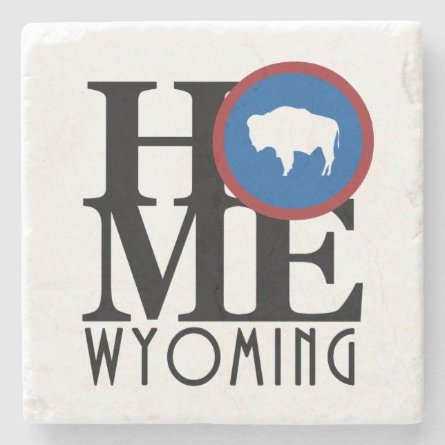 HOME Wyoming Stone Coaster (Front)