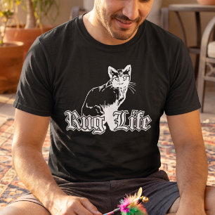 Homebody Cozy Feline Pun Humour T-Shirt