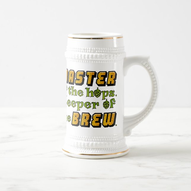 Homebrew Beer Brewer Stein (Right)