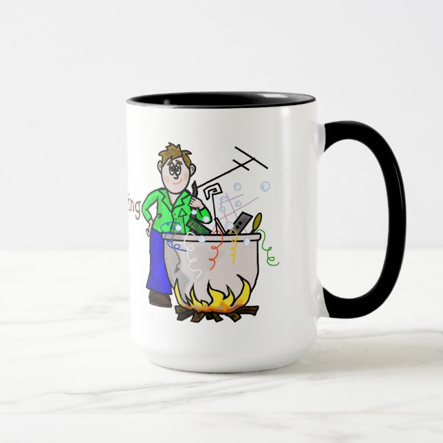 Homebrew Ham Radio Operator Mug  Customize It! (Right)
