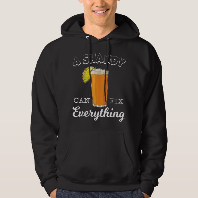Homebrewing Beer Summer Drink Shandy Hoodie (Front)