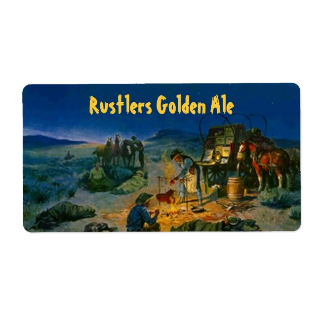 Homebrewing Supplies Beer Brewing Labels Customize (Front)