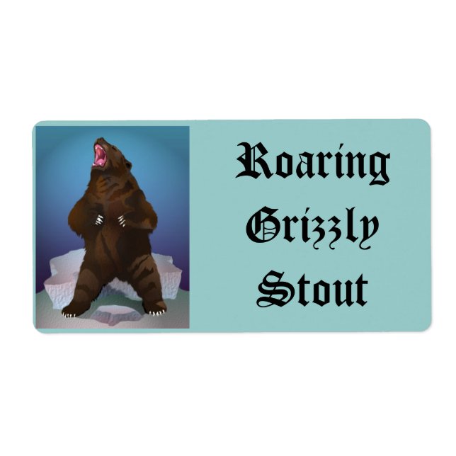 Homebrewing Supplies Beer Brewing Labels Customize (Front)