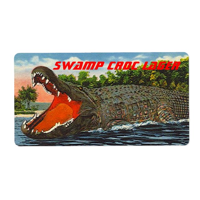 Homebrewing Supplies Beer Brewing Labels Customize (Front)