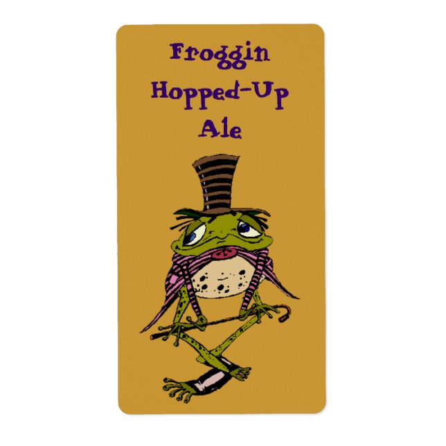 Homebrewing Supplies Beer Brewing Labels Customize (Front)