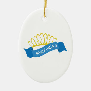Homecoming Ceramic Ornament