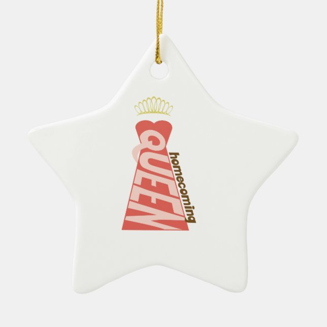 Homecoming Ceramic Ornament (Front)