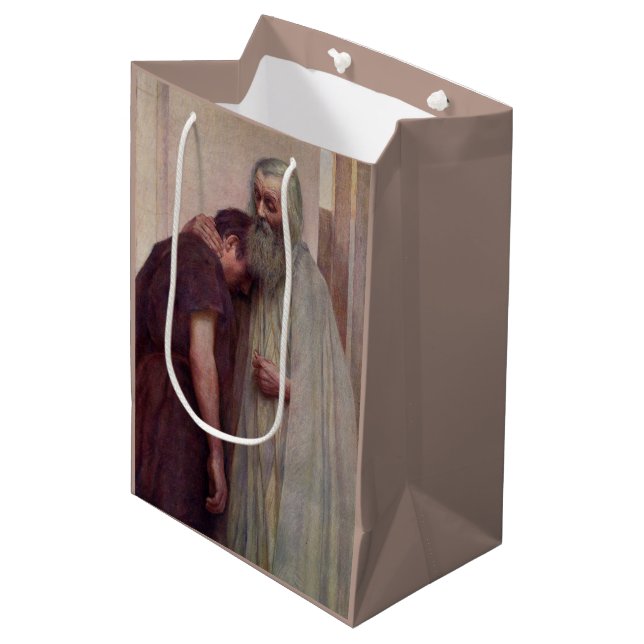 Homecoming (Father and Son) Medium Gift Bag (Front Angled)