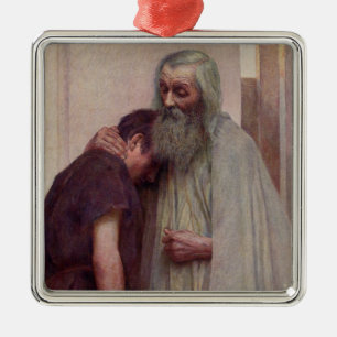 Homecoming (Father and Son) Metal Ornament