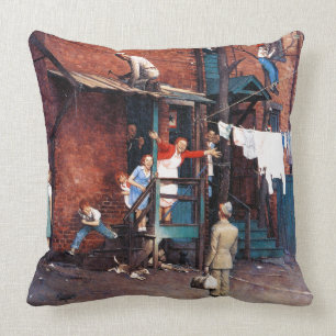 Homecoming G.I. Throw Pillow