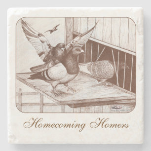 Homecoming Homers Stone Coaster