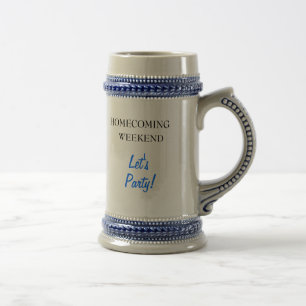 HOMECOMING "Let's Party" stein (ceramic)