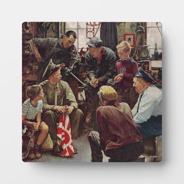 Homecoming Marine Plaque (Front)