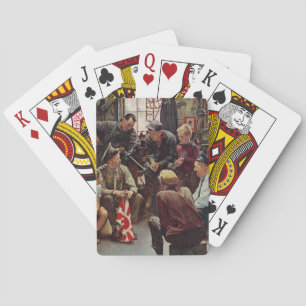 Homecoming Marine Playing Cards