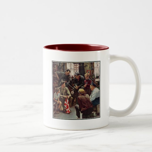 Homecoming Marine Two-Tone Coffee Mug (Right)