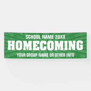 Homecoming Parade any colour with starburst Banner