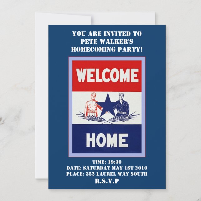 Homecoming Party Invitation (Front)
