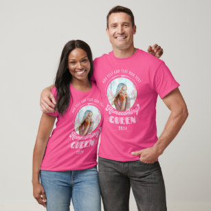 Homecoming Queen Pink HOCO Photo T-Shirt