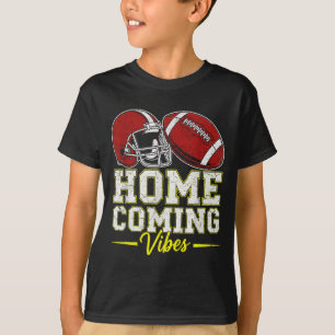 Homecoming Vibes For Teens Football Game Outfits D T-Shirt