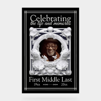 Homegoing Tribute Acrylic Sign