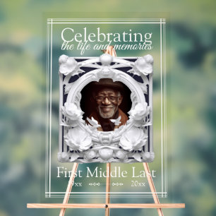 Homegoing Tribute (no background) Acrylic Sign