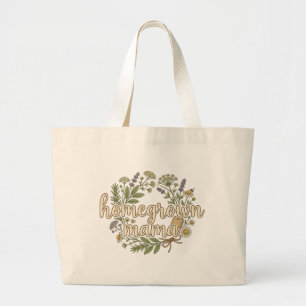 Homegrown Mama Vintage Botanical Garden Lover Tote