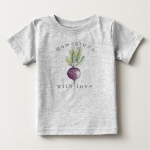 Homegrown with love Beet Organic Veggie Baby T-Shirt