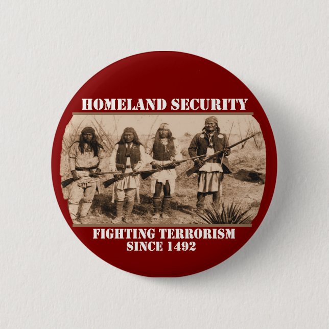 Homeland Security 2 Inch Round Button (Front)