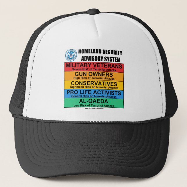 Homeland Security Advisory Trucker Hat (Front)