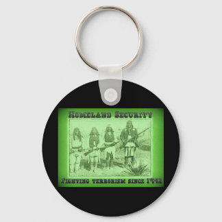 Homeland Security Fighting Terrorism Since 1492 Keychain