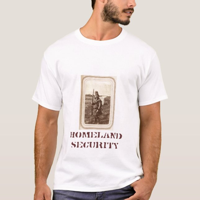 Homeland Security T-Shirt (blank back) (Front)