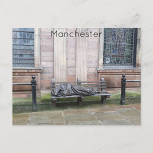Homeless Jesus Statue Postcard
