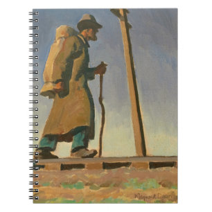 Homeless Man by Maynard Dixon Notebook