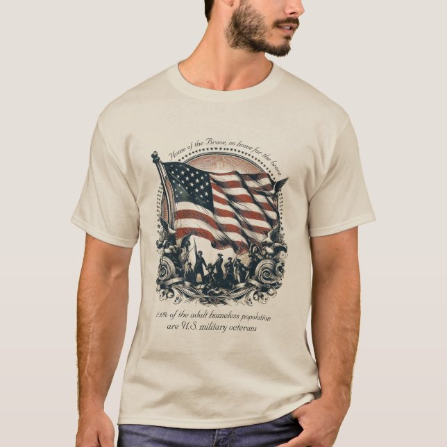 homeless vet T-Shirt (Front)