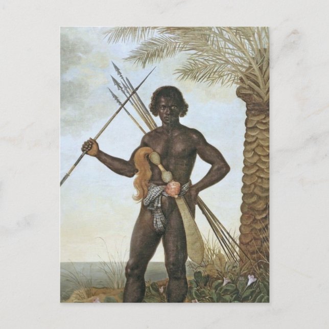Homem africano (African man) by Albert Eckhout Postcard (Front)