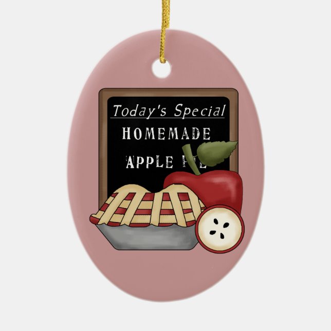 Homemade Apple Pie Kitchen Ornament (Front)