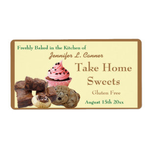 Homemade Baked Goods Assortment Bright Brown Edge