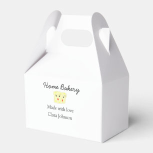 Homemade bakery add your text name custom favor box