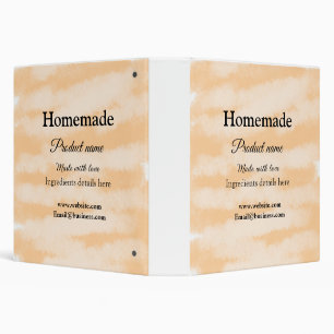 Homemade bakery made with love add text website binder