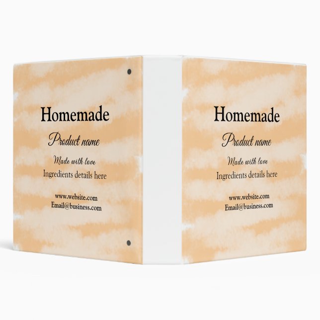 Homemade bakery made with love add text website binder (Background)