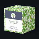 Homemade Bath & Body Packaging | Olive Oil Box<br><div class="desc">Natural Pure Olive Oil | For your seasonal soaps, body butters, and other artisan gifts and products, this design features watercolor olives and olive branch encircled in dots set on an olive leaves background pattern. It's fully customizable, so it can be used for any of your natural olive oil homemade...</div>