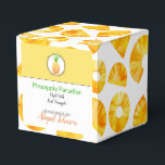 Homemade Bath & Body Packaging | Pineapple Box<br><div class="desc">This cute watercolor pineapple design is fully customizable, so it can be used for any of your pineapple flavoued or scented homemade artisan gifts, but also for sewing and craft projects which have a pineapple theme or pineapple pattern and not just your bath and body gifts. Change the 'name' of...</div>