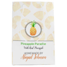 Homemade Bath & Body Packaging | Pineapple